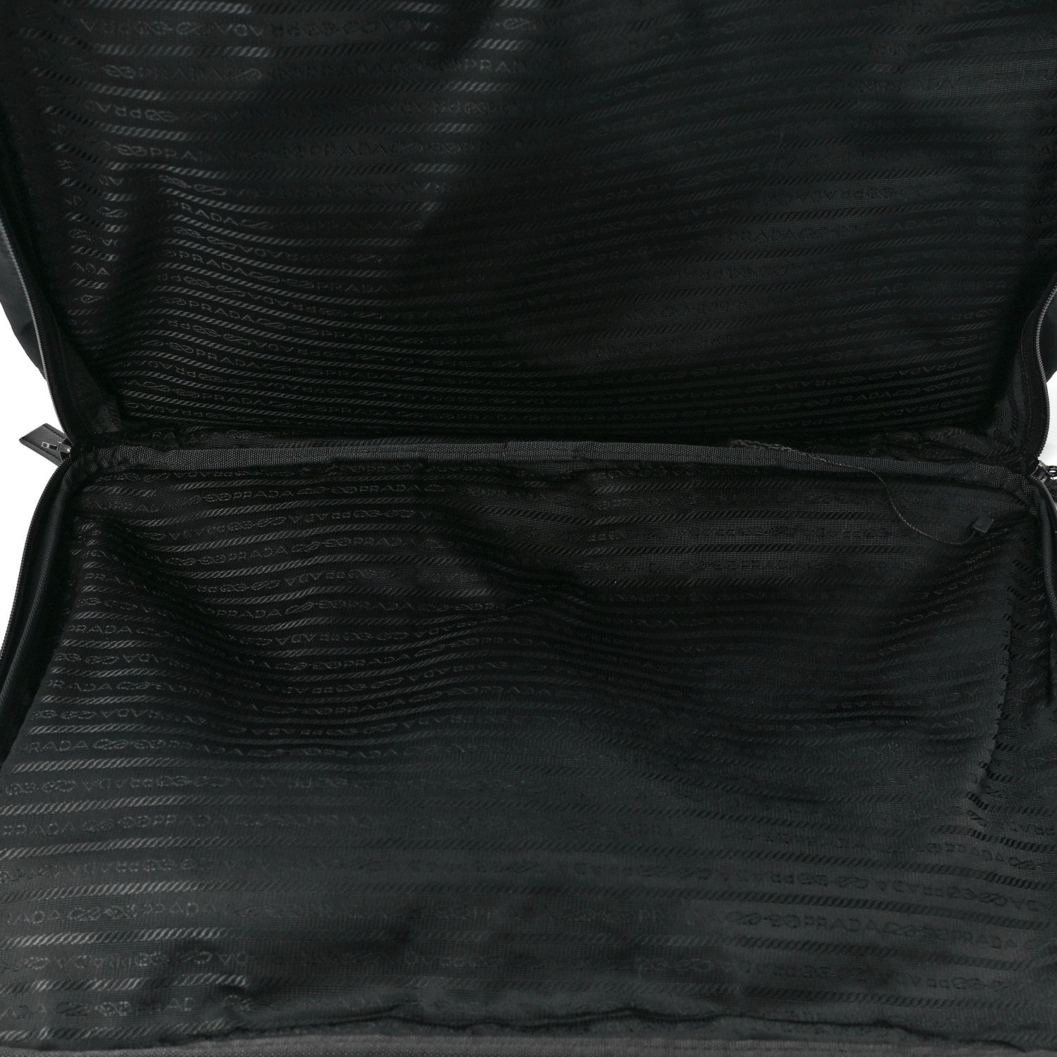 Prada Tessuto Nylon Saffiano Viaggio Carry On Travel Bag Black 5 of 13