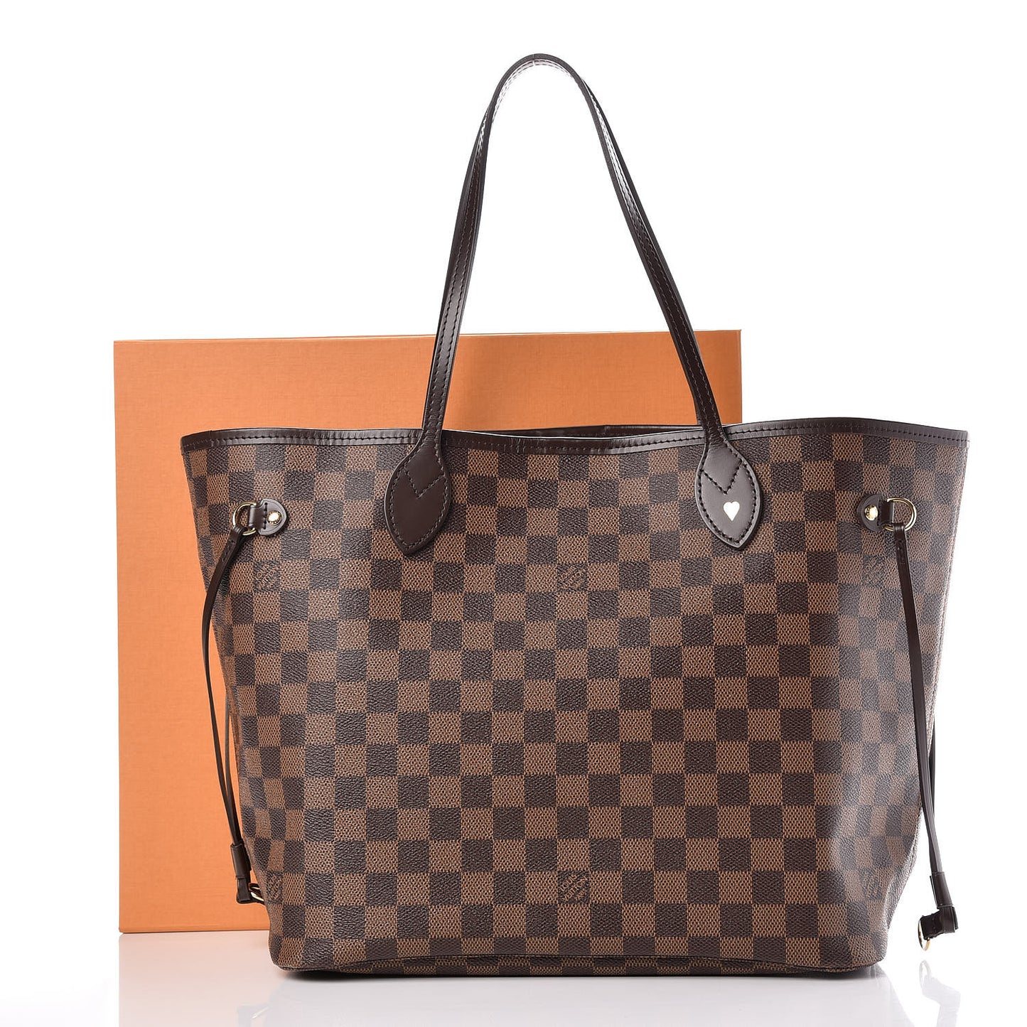 Damier Ebene Neo Neverfull MM Rose Ballerine