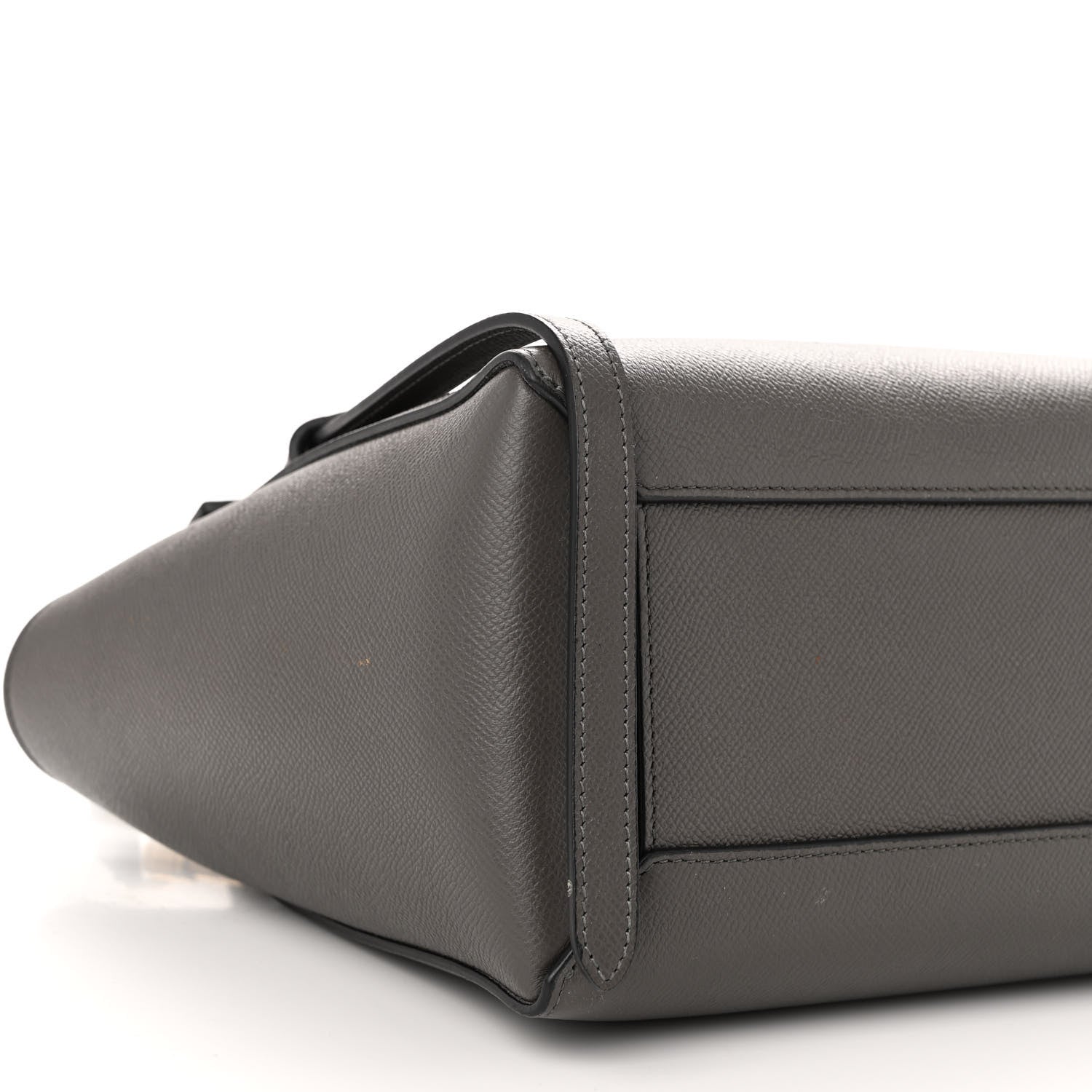 Celine Grained Calfskin Micro Belt Bag Grey 9 of 12
