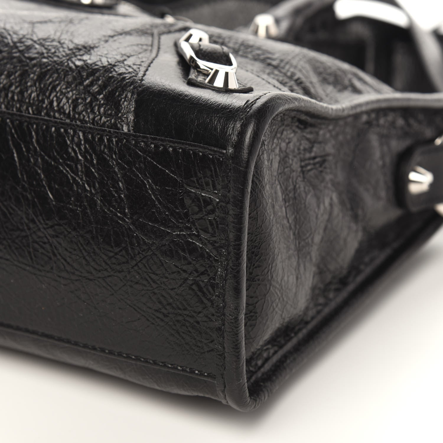Balenciaga Agneau Classic Silver Hardware S City Black 9 of 9