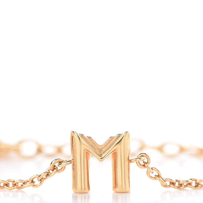 Louis Vuitton LV And Me Letter M Bracelet Gold 4 of 7
