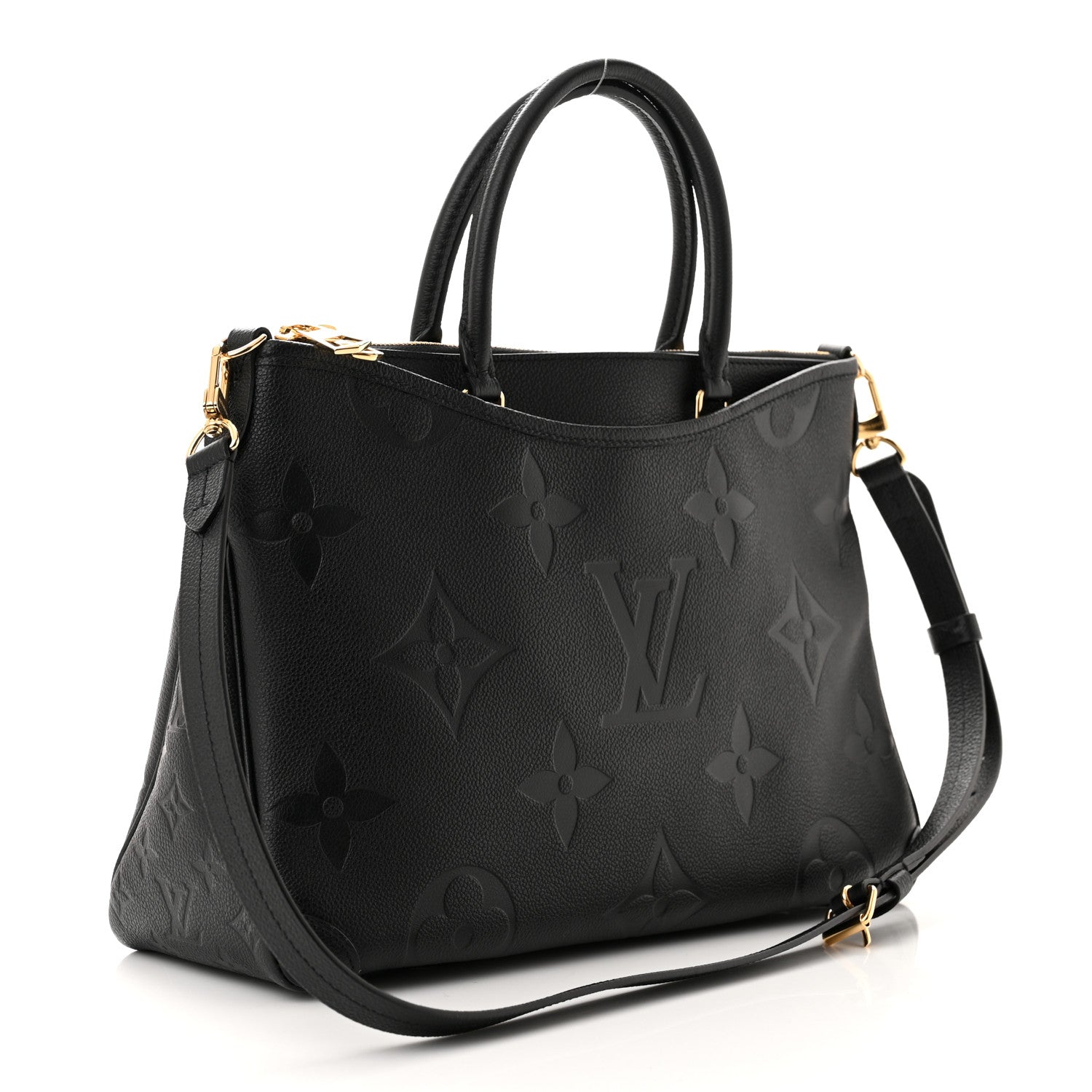 Louis Vuitton Empreinte Monogram Giant Trianon MM Black 3 of 9