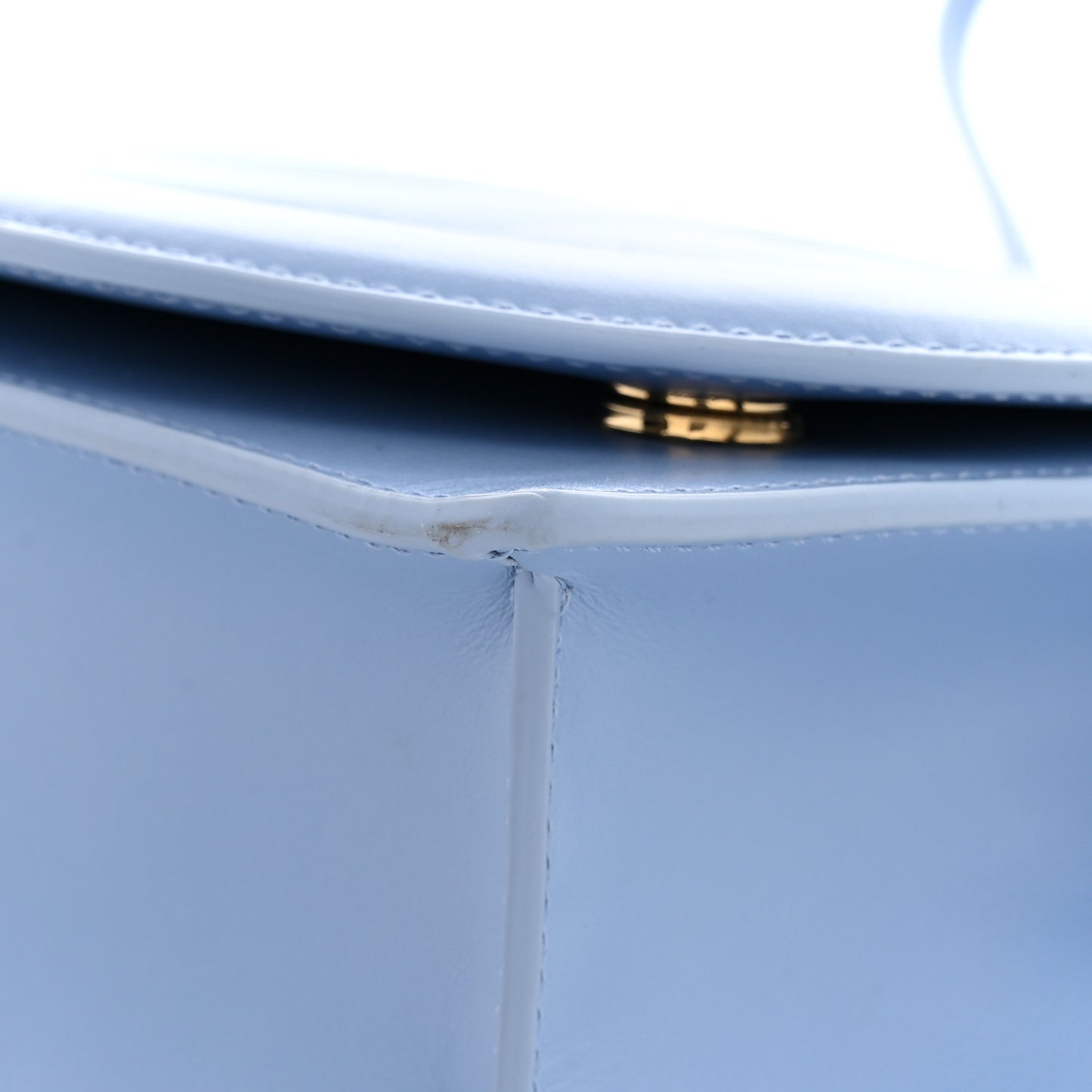 Calfskin DG Logo Flap Crossbody Bag Glicine