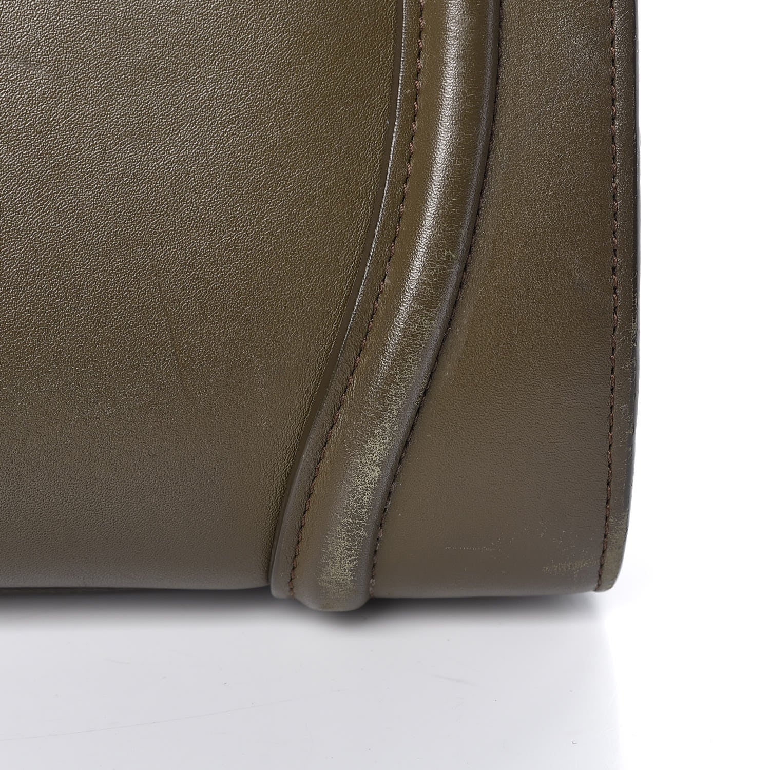 Celine Smooth Calfskin Mini Luggage Khaki 9 of 28