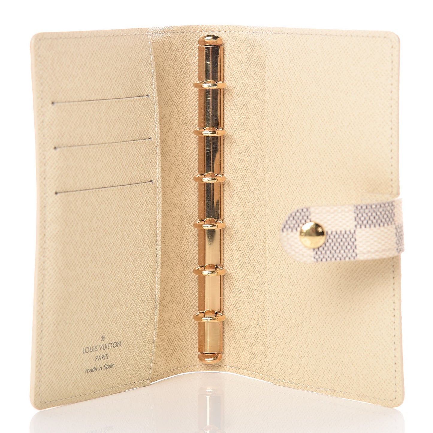 Damier Azur Small Ring Agenda Cover