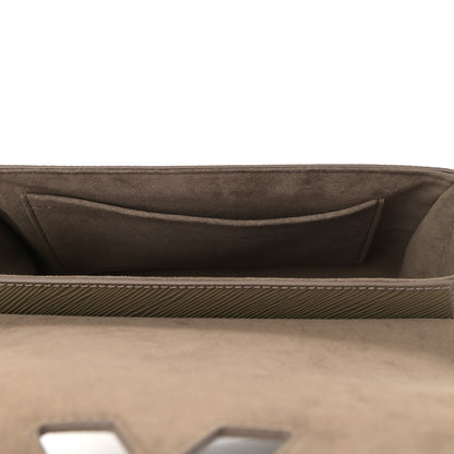 Louis Vuitton Epi Twist Shoulder Bag MM Smokey Brown 10 of 12