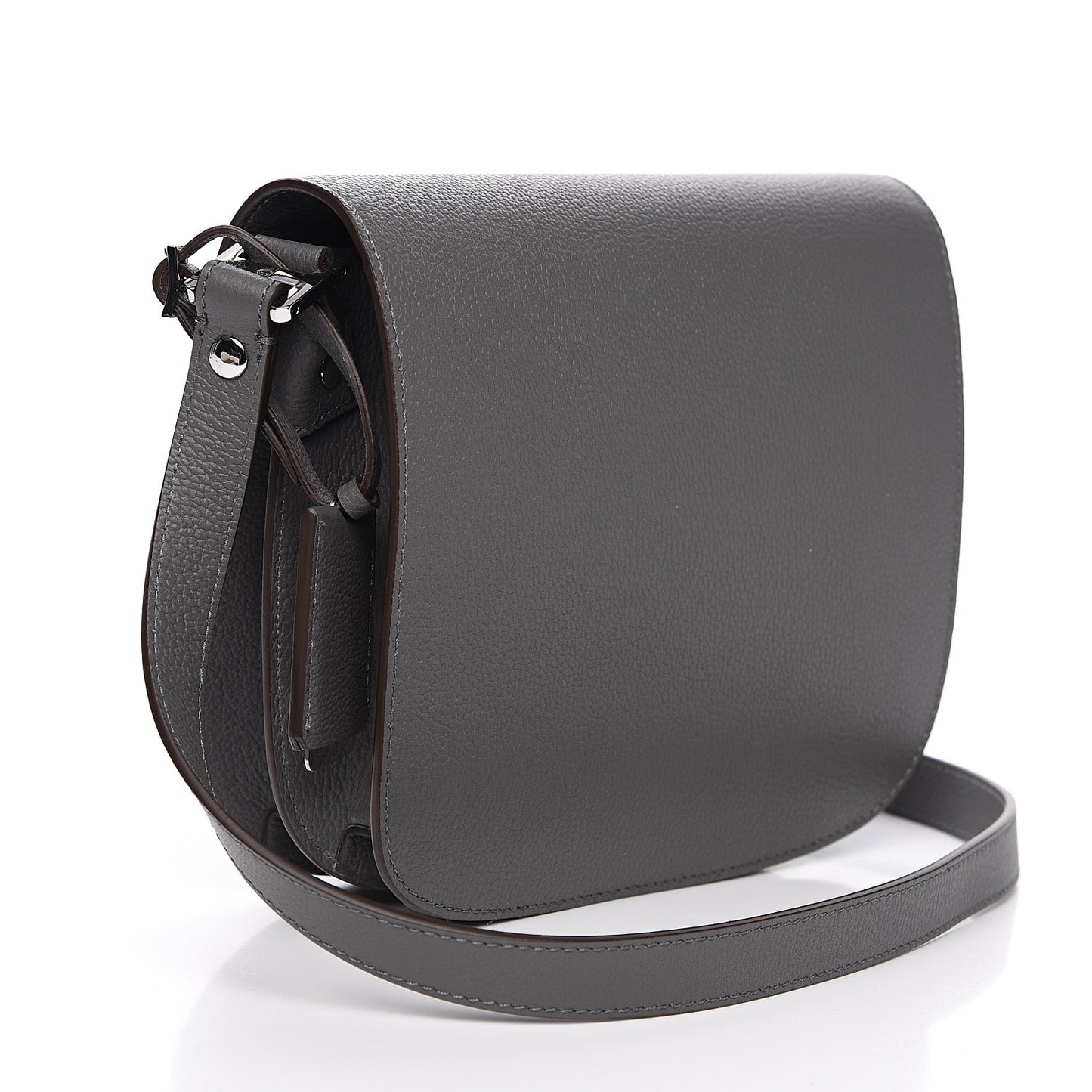 Park Avenue Calfskin Small Patricia Crossbody Bag Charcoal
