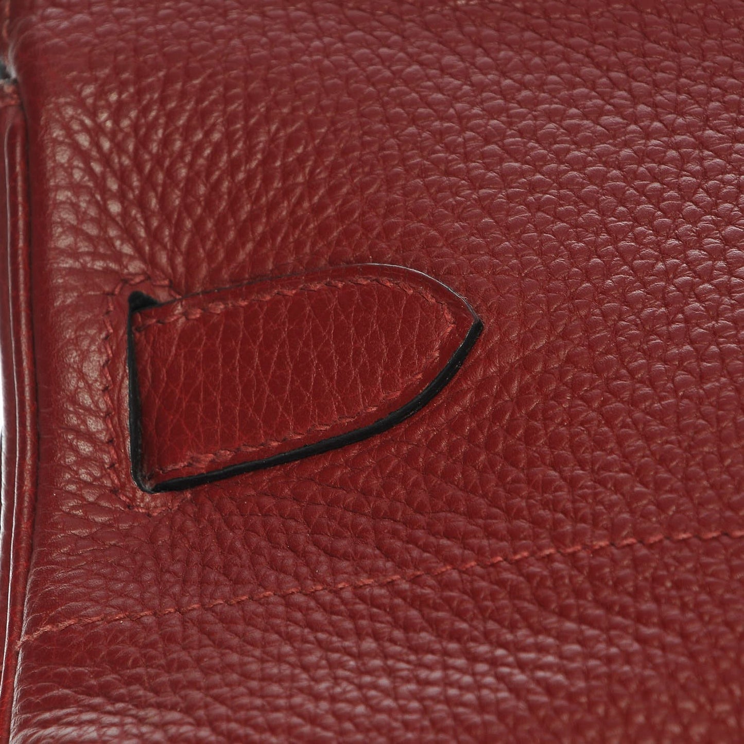 Taurillon Clemence JPG Birkin 42 Rouge H