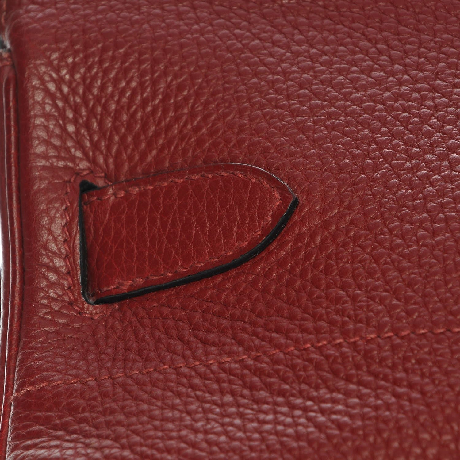 Hermes Taurillon Clemence JPG Birkin 42 Rouge H 31 of 33