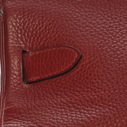 Hermes Taurillon Clemence JPG Birkin 42 Rouge H 31 of 33