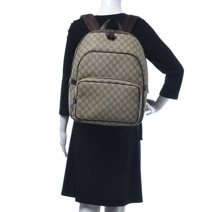 Gucci GG Supreme Monogram Large Day Backpack Brown 2 of 11
