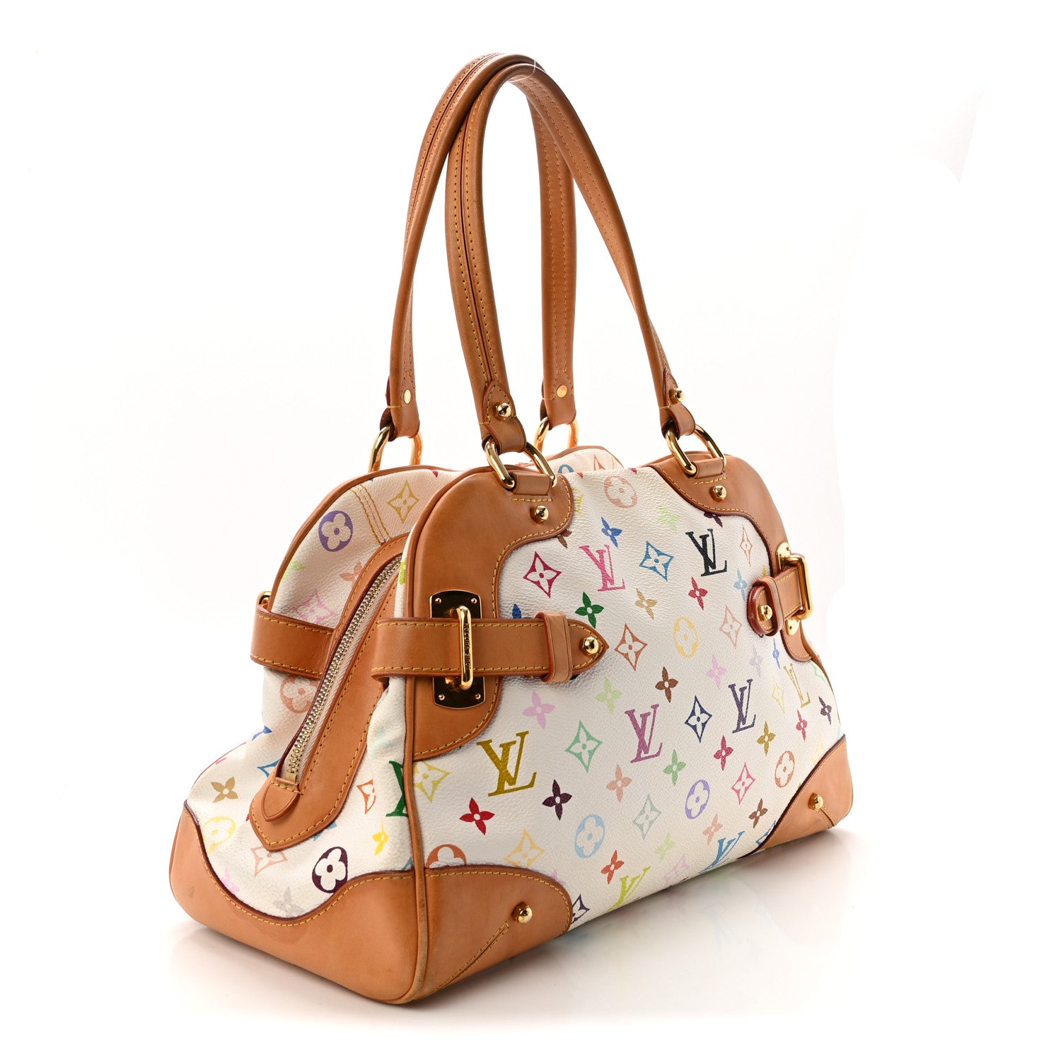 Louis Vuitton Monogram Multicolor Claudia White 3 of 9