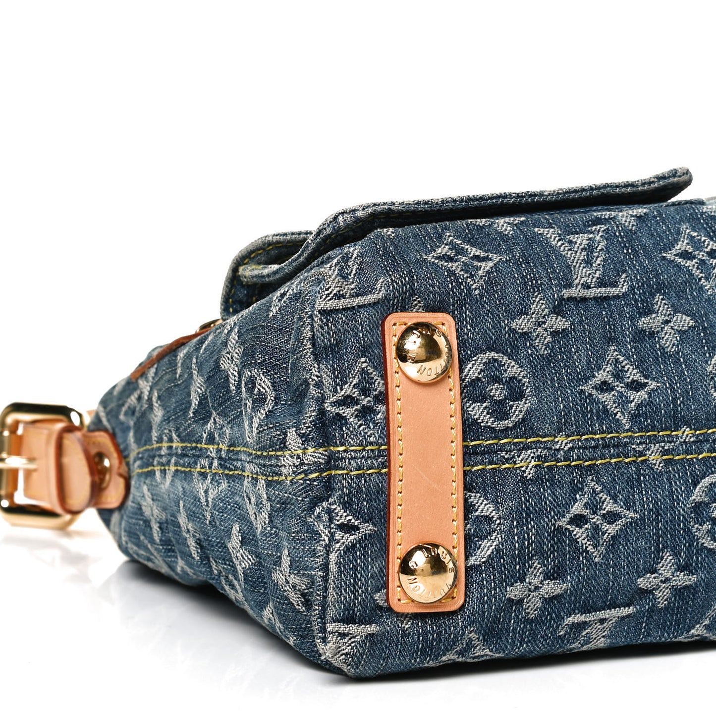 Monogram Denim Baggy PM Blue
