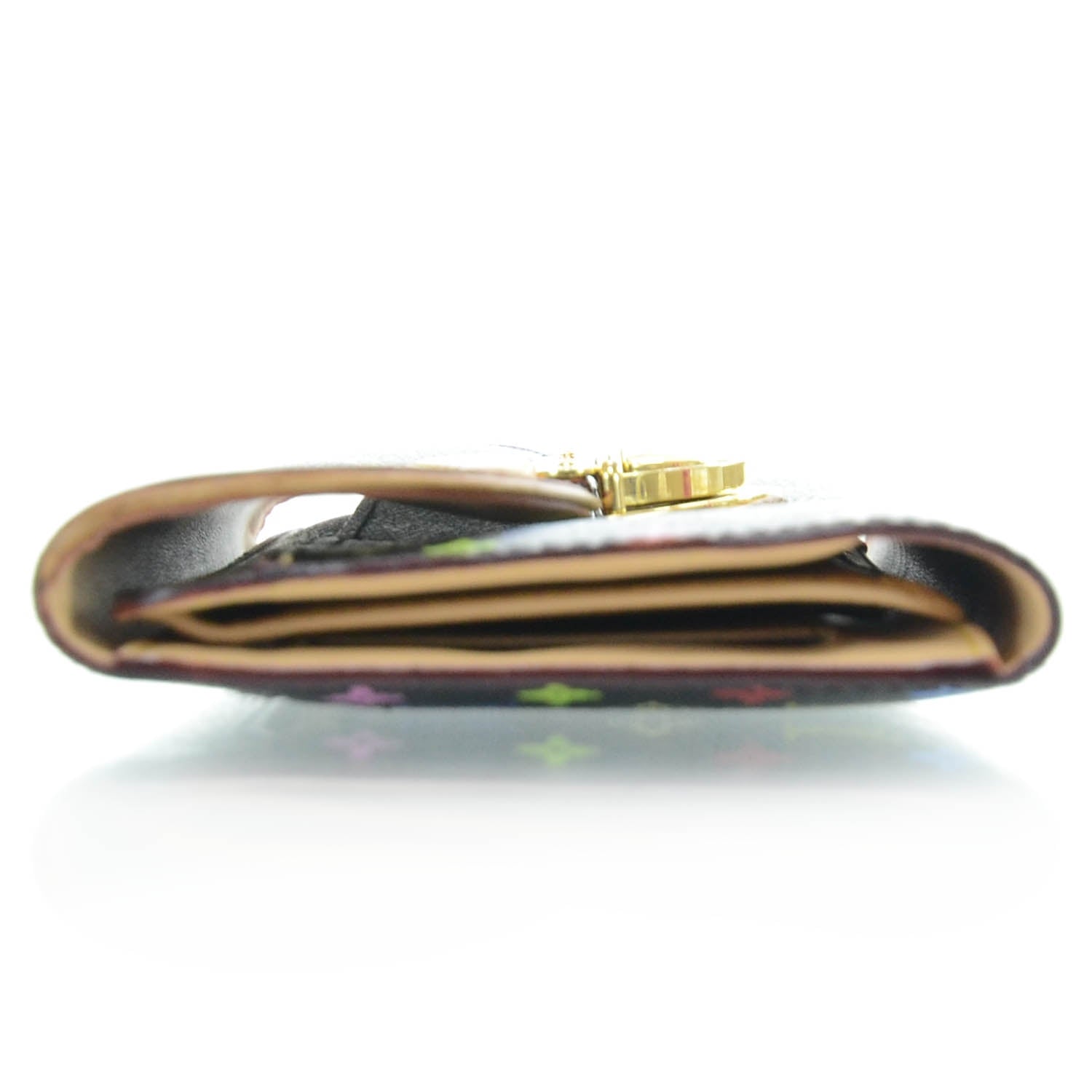 Louis Vuitton Monogram Multicolor Eugenie Wallet Black 4 of 9