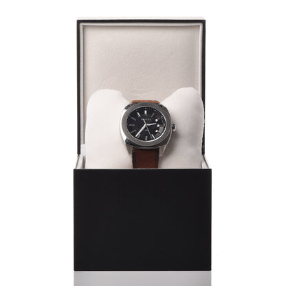 Gucci Stainless Steel Calfskin 44mm GG2570 Toscano Quartz Watch Black 15 of 15