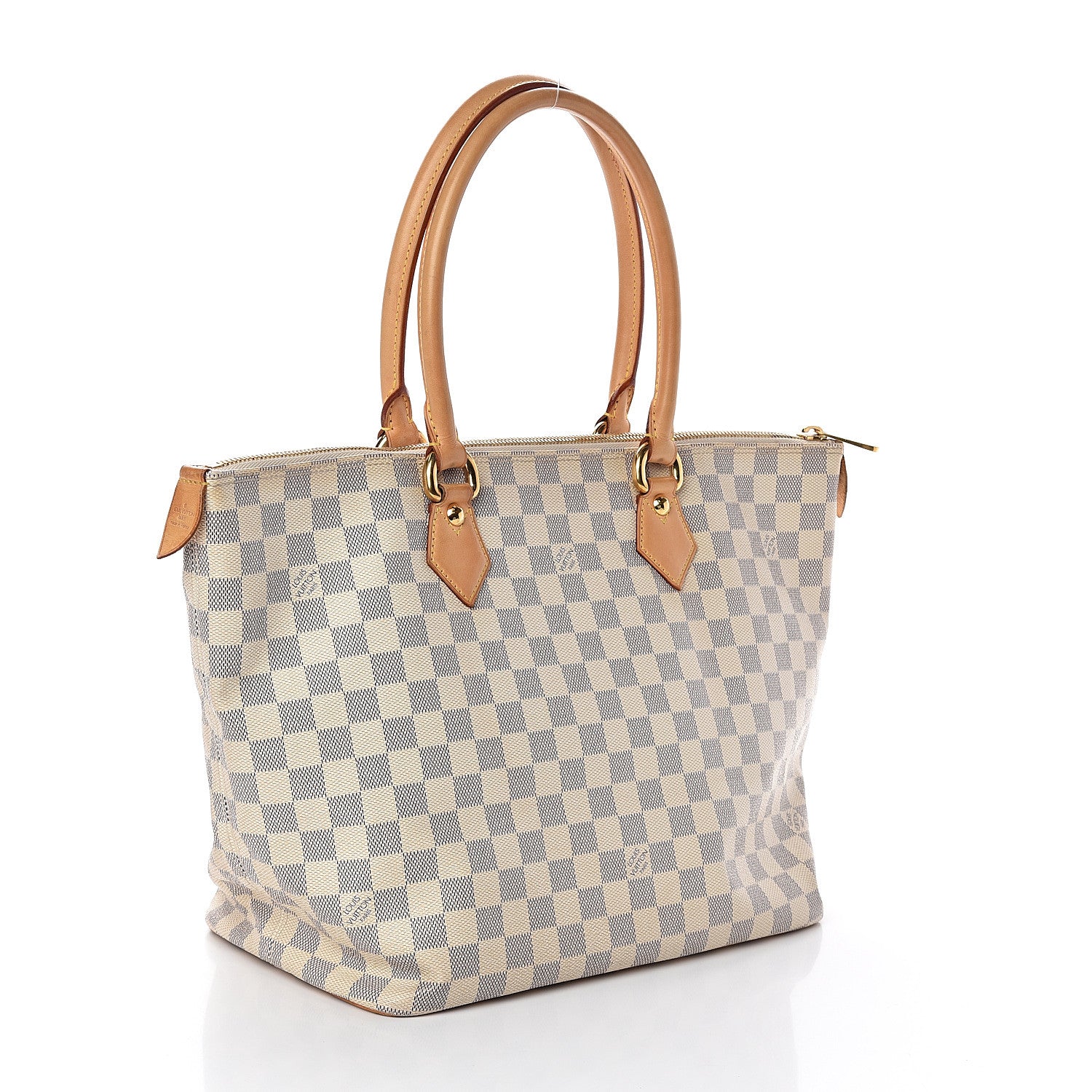Louis Vuitton Damier Azur Saleya MM 2 of 8