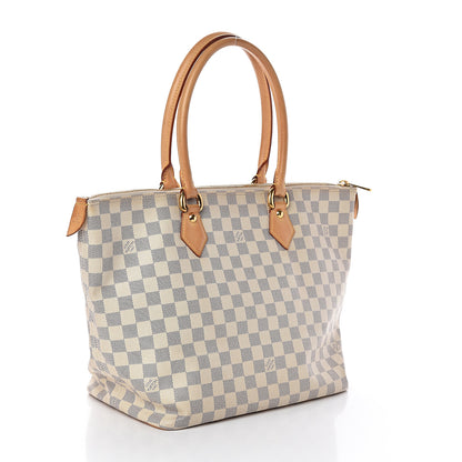 Louis Vuitton Damier Azur Saleya MM 2 of 8