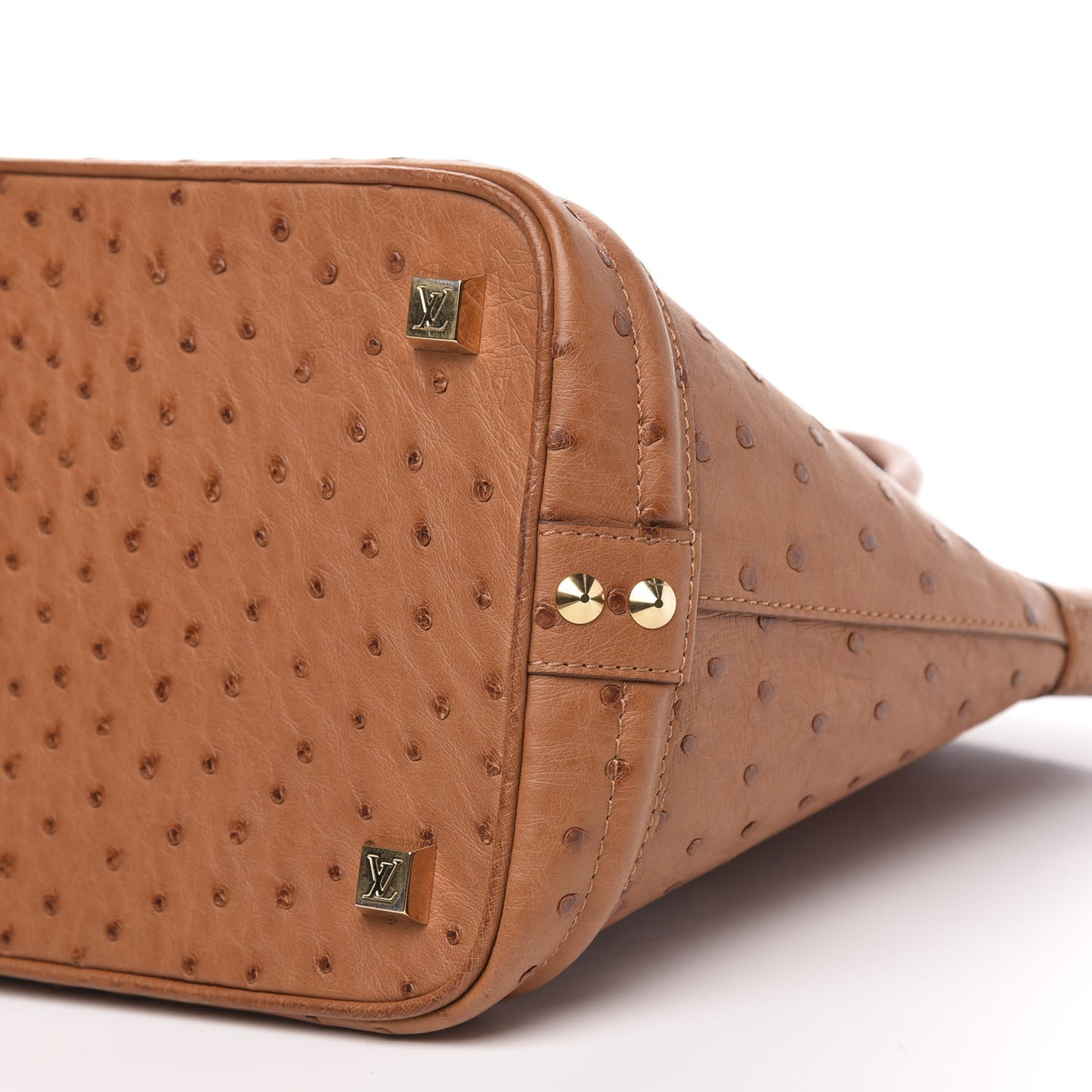Ostrich Lockit MM Cognac