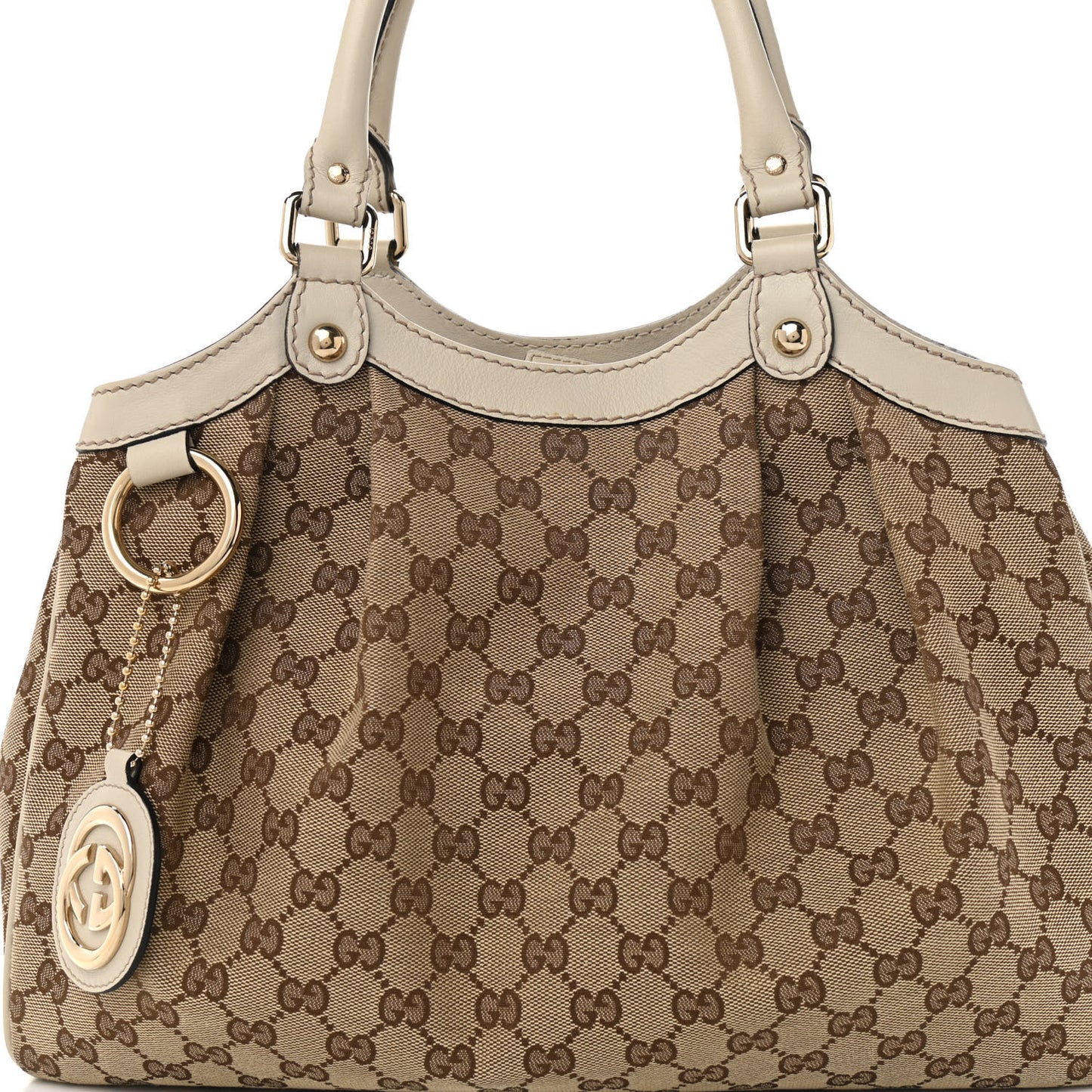 Monogram Medium Sukey Tote Off White