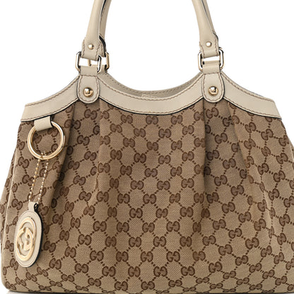 Gucci Monogram Medium Sukey Tote Off White 8 of 11