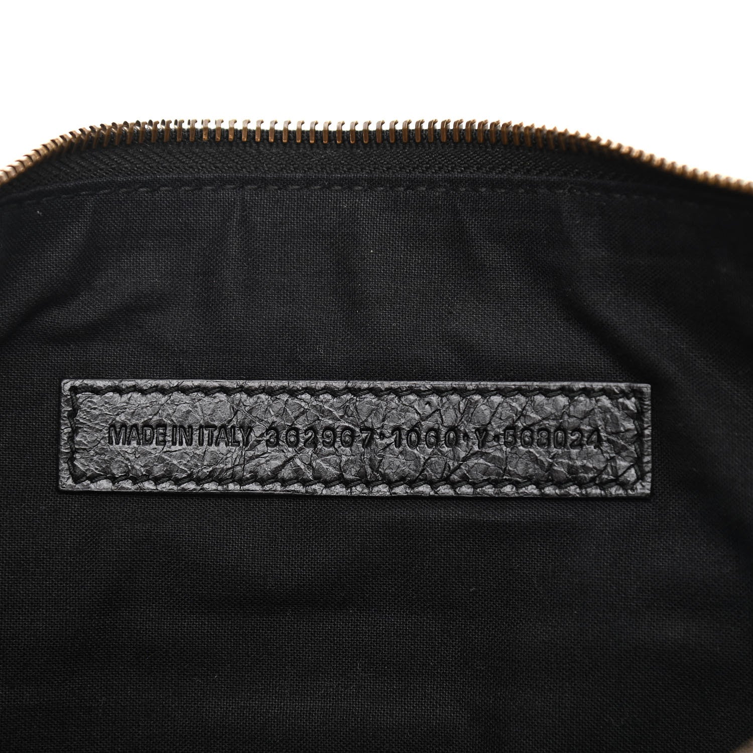Balenciaga Agneau Classic Hardware Graffiti Small Pouch Black White 7 of 10