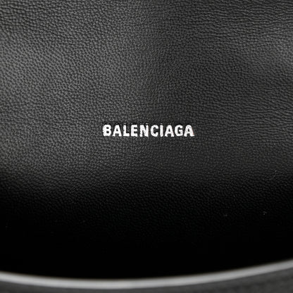 Balenciaga Grained Calfskin Hourglass Top Handle Bag XS Black 6 of 11