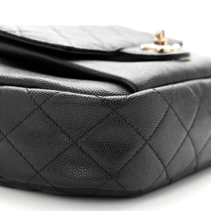 Chanel Caviar Quilted CC Day Camera Case Black 9 of 11