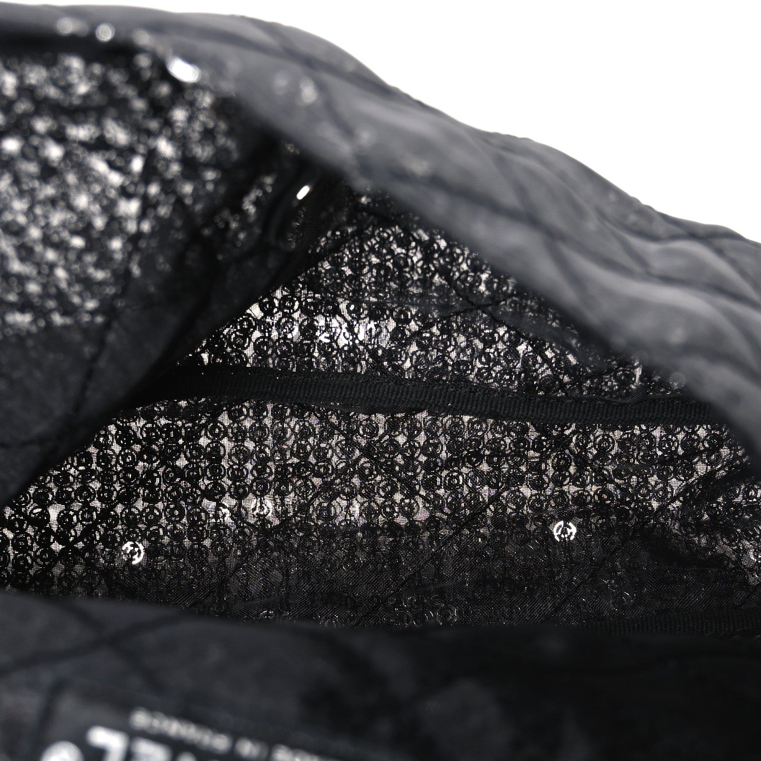 Chanel Hidden Sequin Maxi Flap Black 5 of 11