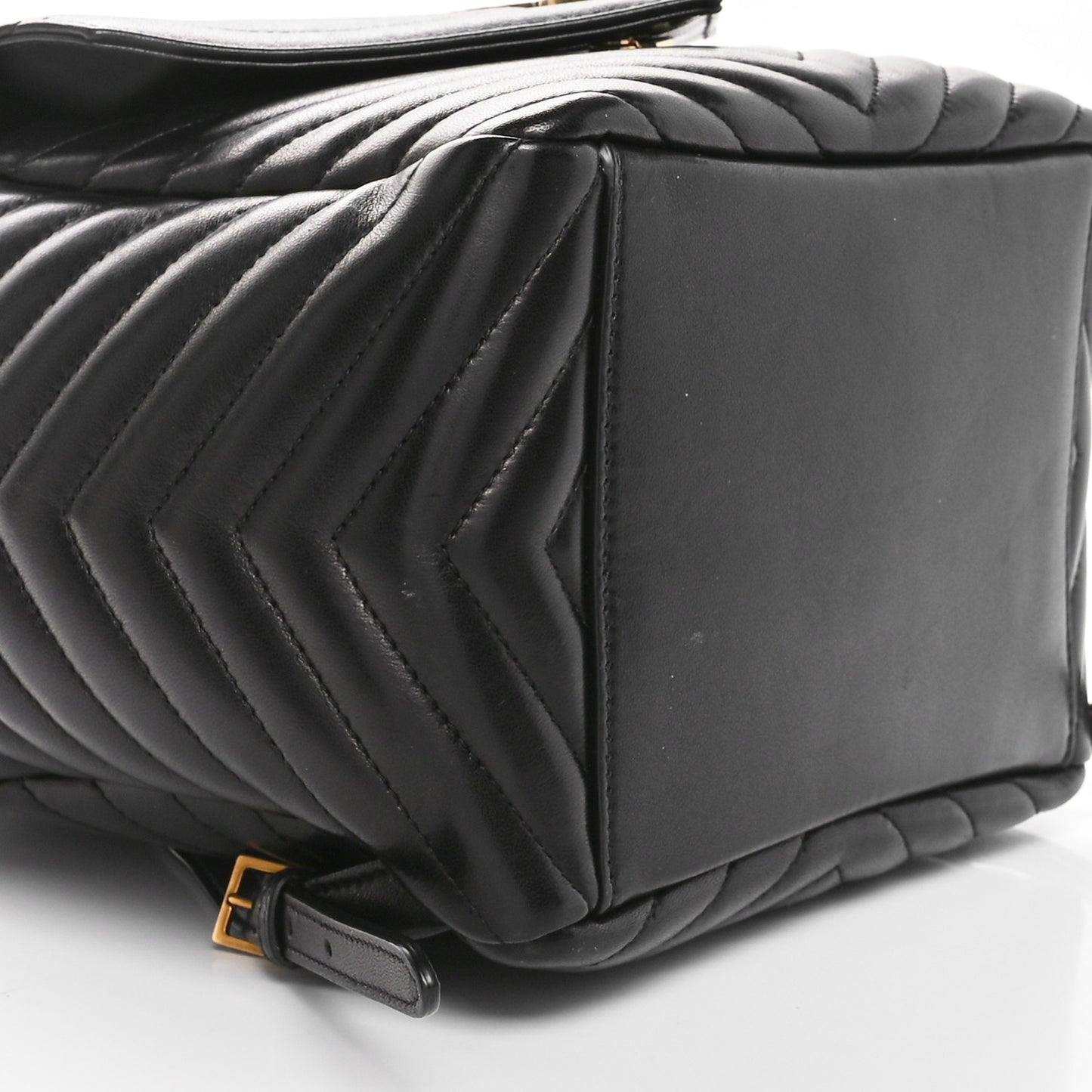 Lambskin Matelasse Monogram Joe Backpack Black