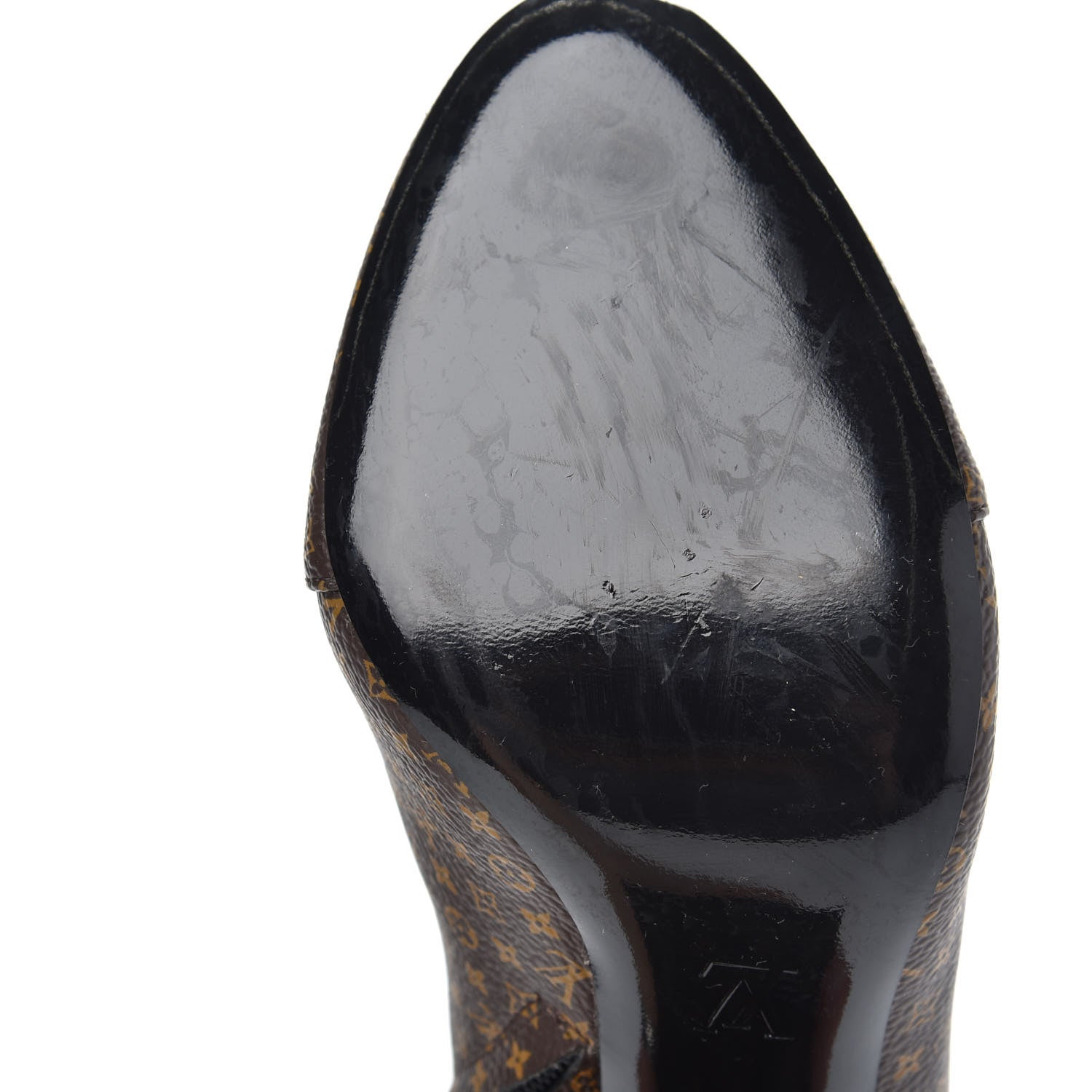 Louis Vuitton Nano Monogram Silhouette Ankle Boots 37 8 of 8