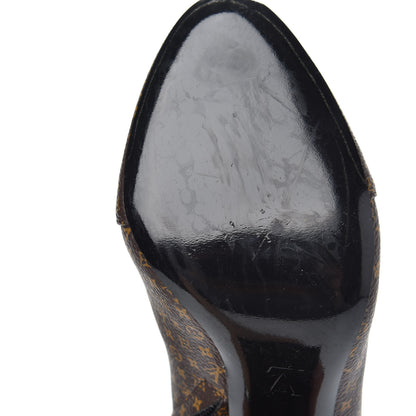 Louis Vuitton Nano Monogram Silhouette Ankle Boots 37 8 of 8