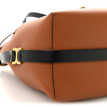 Chloe Grained Calfskin Marcie Bucket Bag Tan 9 of 11