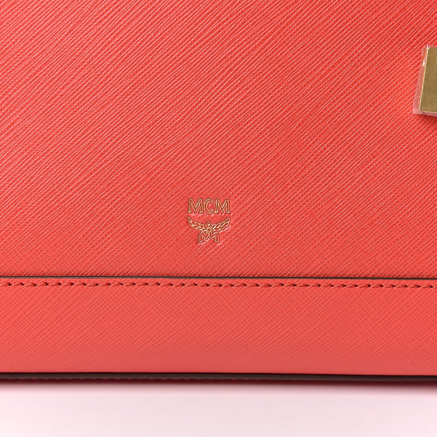 Saffiano Nuovo Tote Hot Coral
