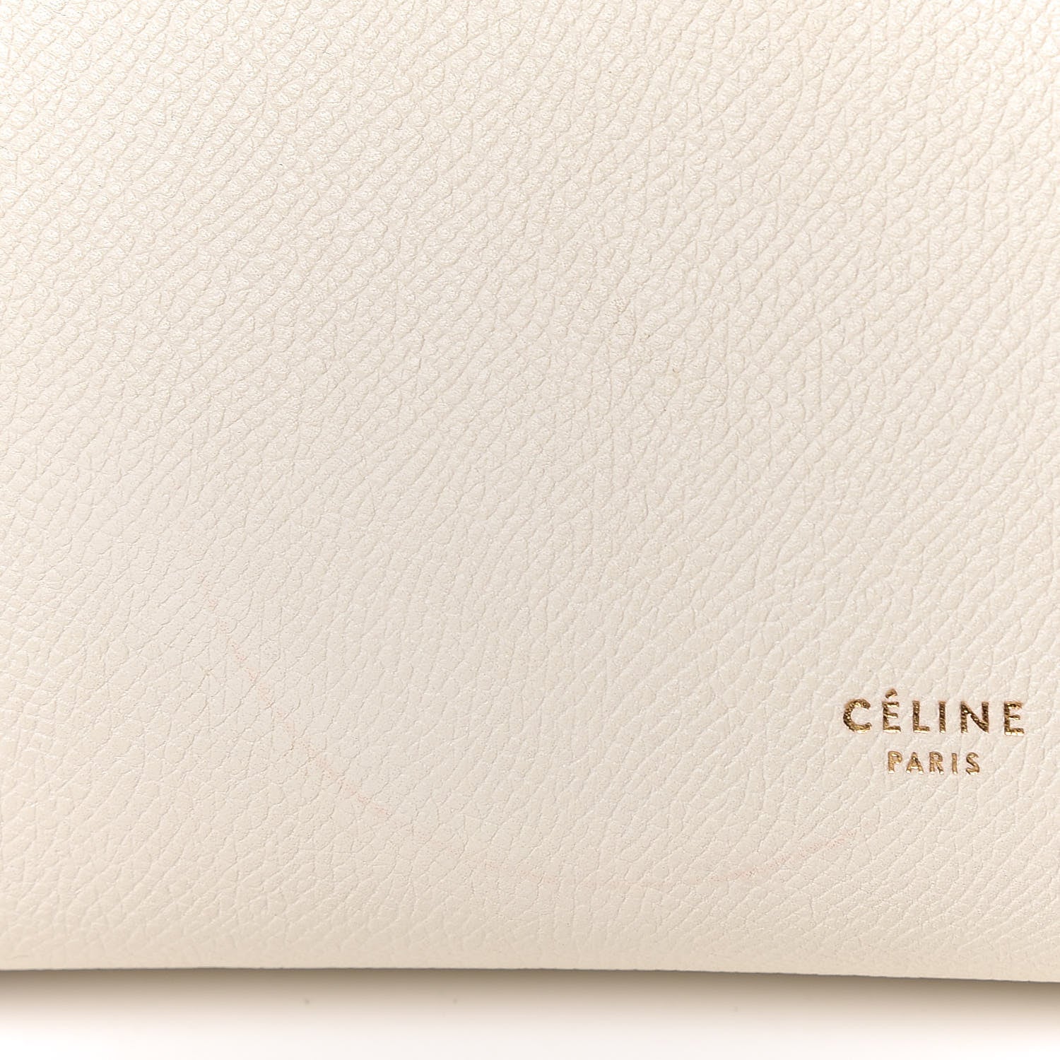 Celine Grained Calfskin Micro Belt Bag White 9 of 14
