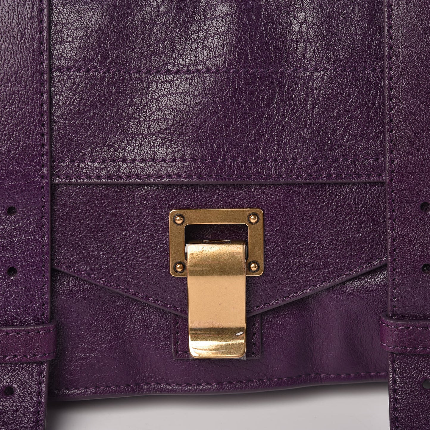 Lambskin PS1 Pochette Clutch Grape Jam