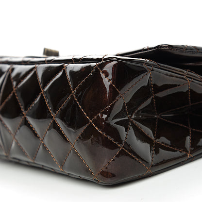 Chanel Distressed Patent Quilted 2.55 Reissue 227 Flap Black 14 of 15