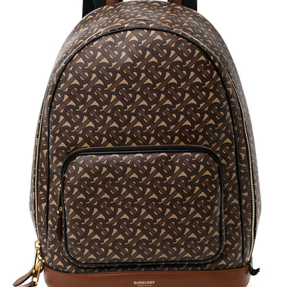 Burberry E-Canvas Monogram Rocco Backpack Bridle Brown 8 of 24