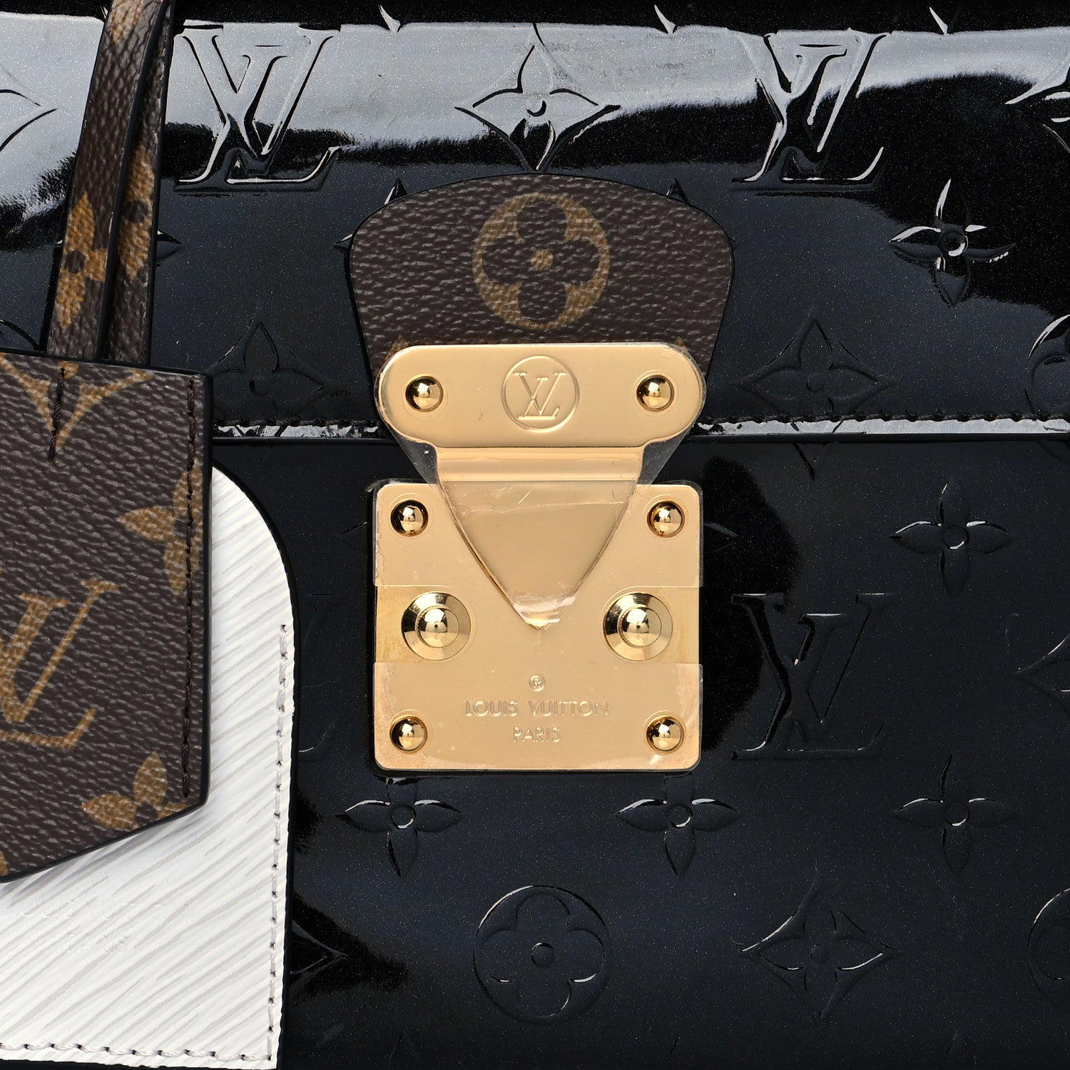 Louis Vuitton Vernis Epi Monogram Spring Street Black 7 of 11