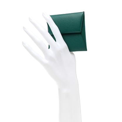 Hermes Epsom Bastia Coin Purse Vert Vertigo 2 of 8