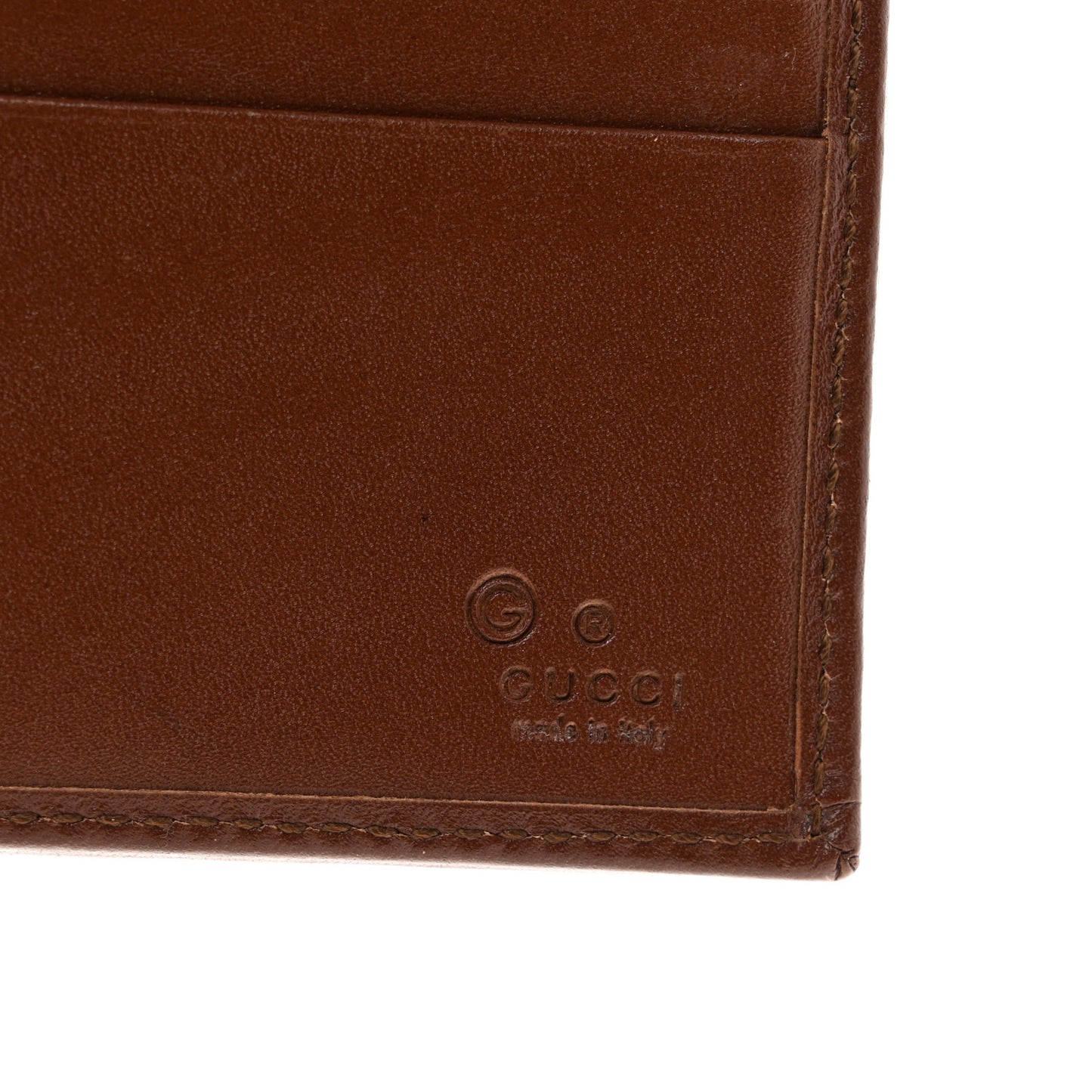 Monogram Dollar Calfskin Continental Flap Wallet Beige Ebony Tabacco