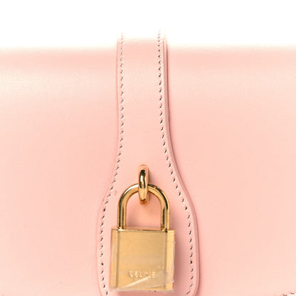Celine Smooth Calfskin Tabou Clutch On Strap Pink 7 of 9