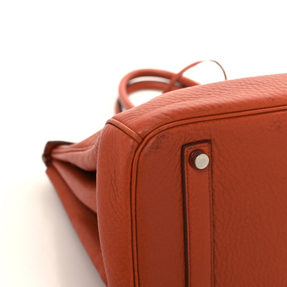 Hermes Taurillon Clemence Birkin 35 Brique 9 of 14