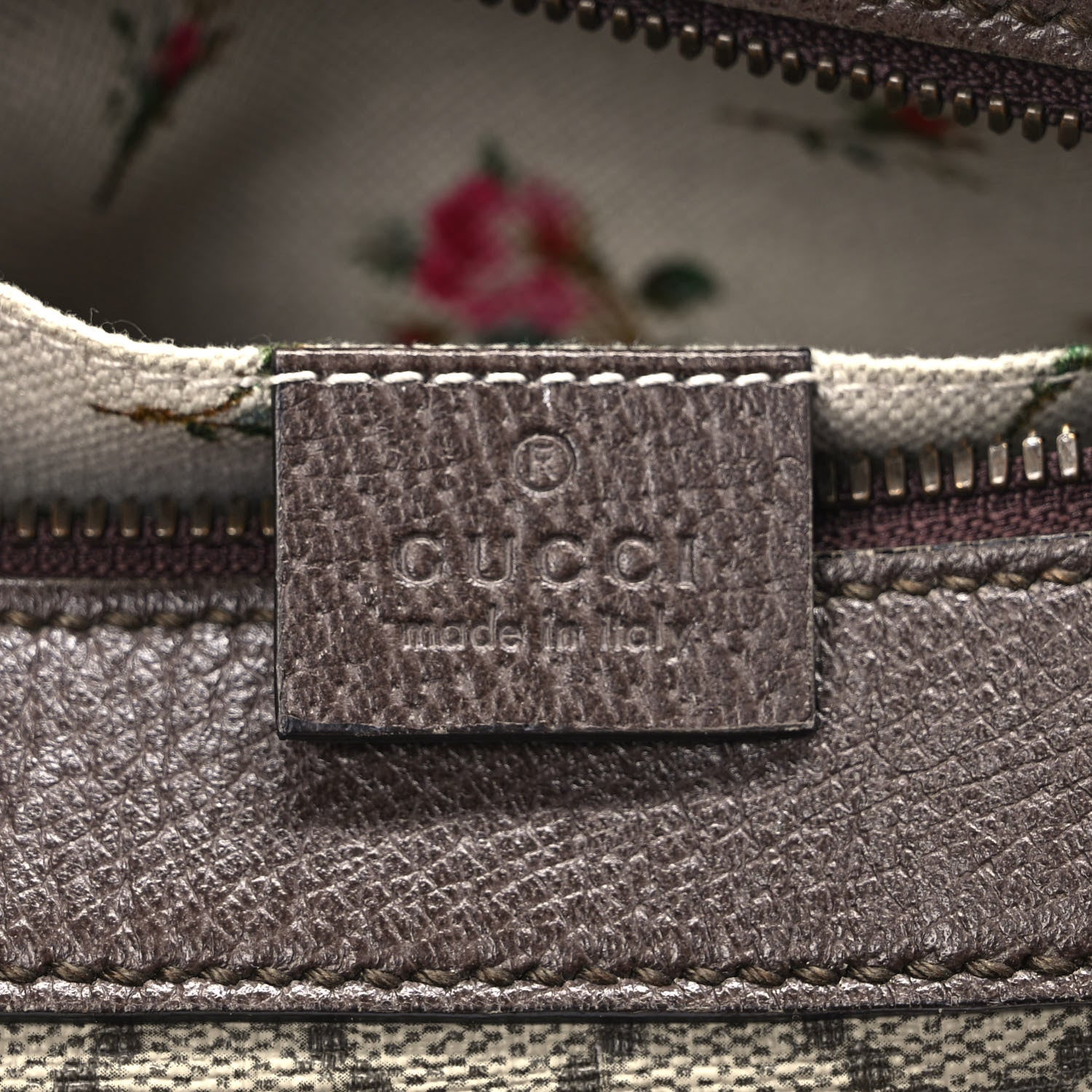 Gucci GG Supreme Monogram Web Neo Vintage Shoulder Bag Beige New Acero Crop 6 of 12