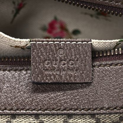 Gucci GG Supreme Monogram Web Neo Vintage Shoulder Bag Beige New Acero Crop 6 of 12