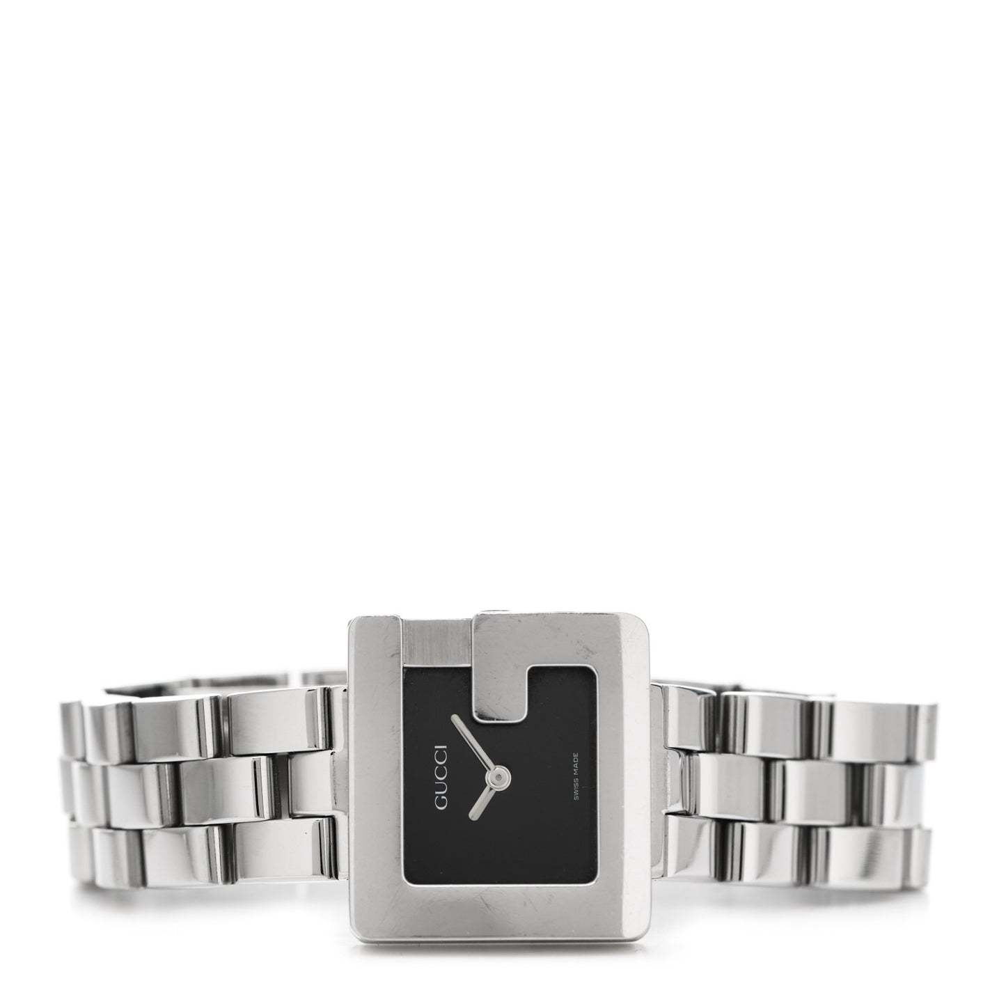 Stainless Steel 23mm 3600L Quartz Watch Black