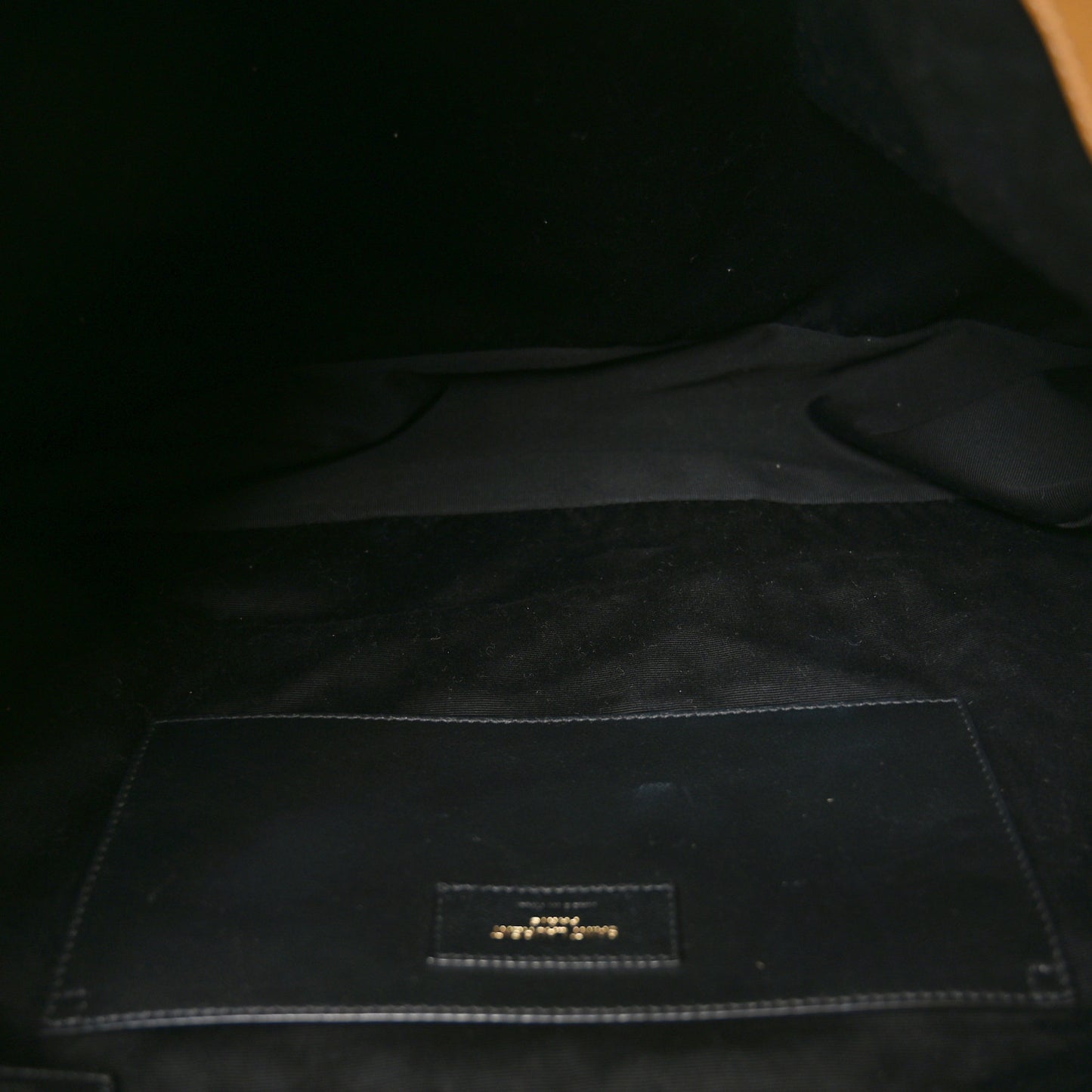 Lambskin Matelasse Monogram Large Jamie 4.3 Tabac Brown