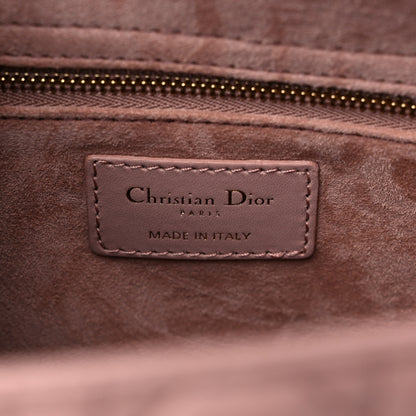 Christian Dior Lambskin Cannage Medium Lady Dior Beige 5 of 9