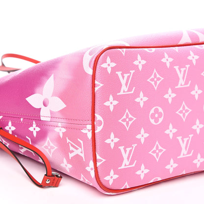 Louis Vuitton Monogram Escale Neverfull MM Rouge 8 of 9