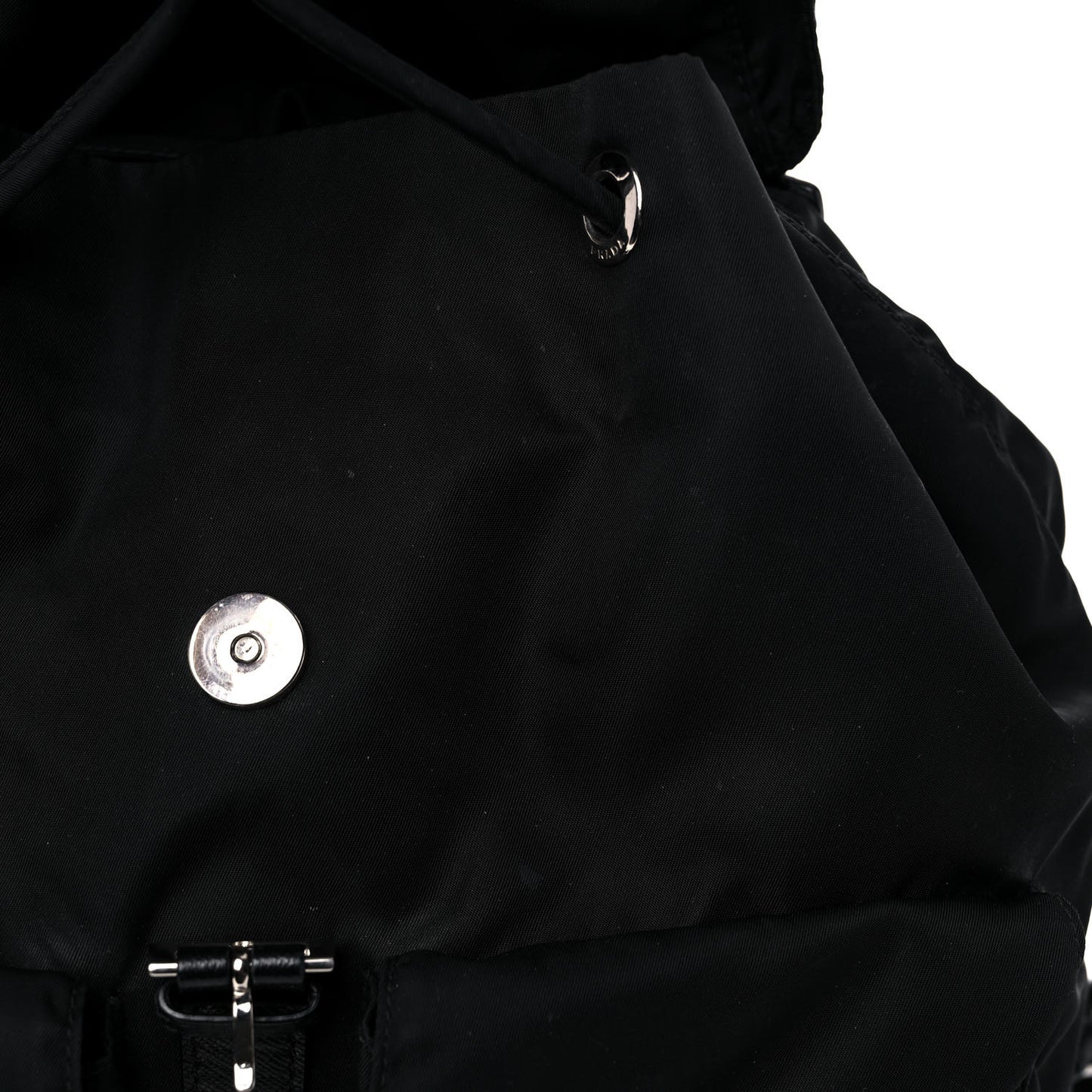 Nylon Vela Medium Backpack Black
