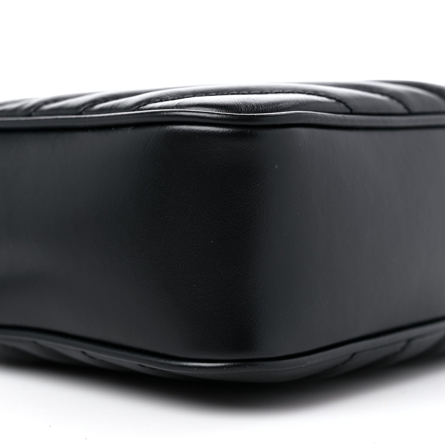 Calfskin Matelasse Monogram Lou Camera Bag Black